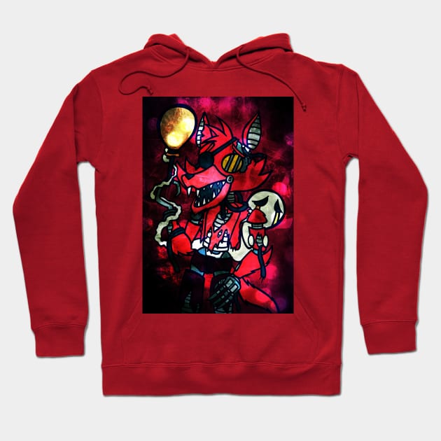 FNAF - Foxy Was My Favourite Hoodie by ScribbleSketchScoo